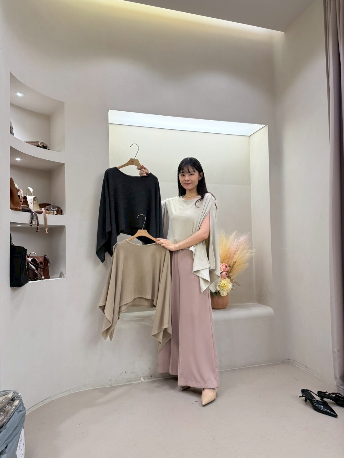 MA5207 不規則加絨披肩