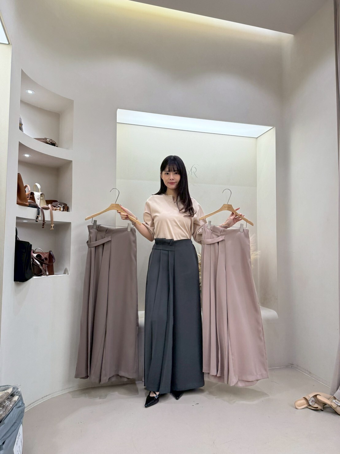 MA5213 單百褶長褲