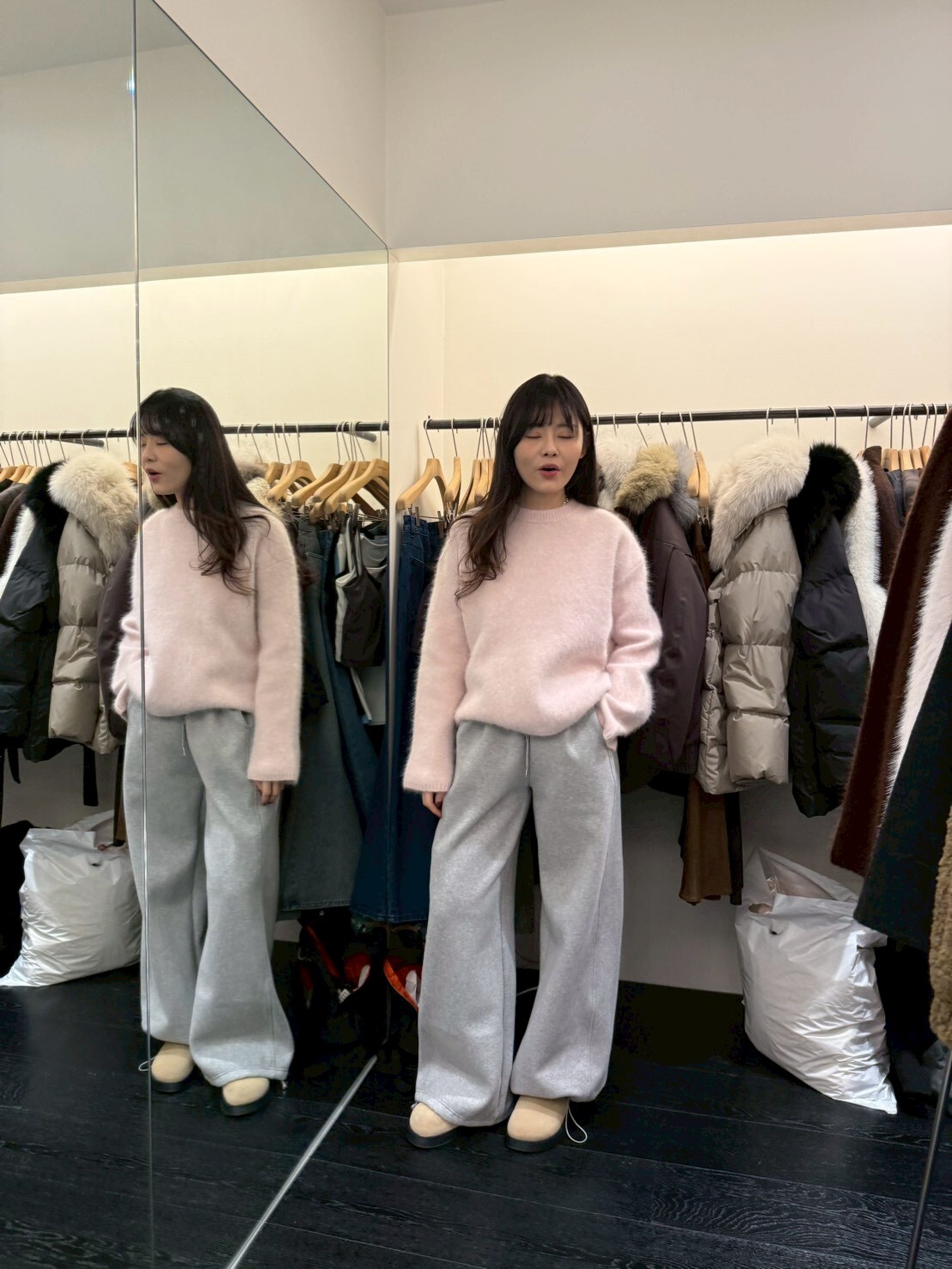 OB5220 寬鬆棉質運動長褲