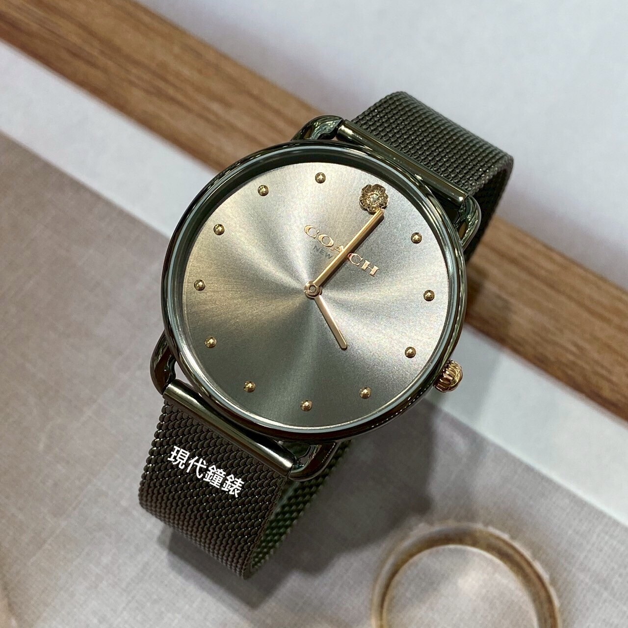 【COACH】優雅簡約米蘭腕錶CO14504210 35mm 現代鐘錶