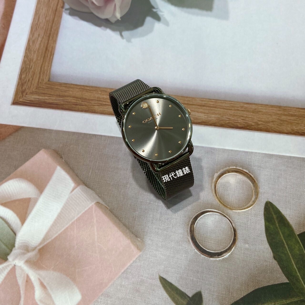 【COACH】優雅簡約米蘭腕錶CO14504210 35mm 現代鐘錶