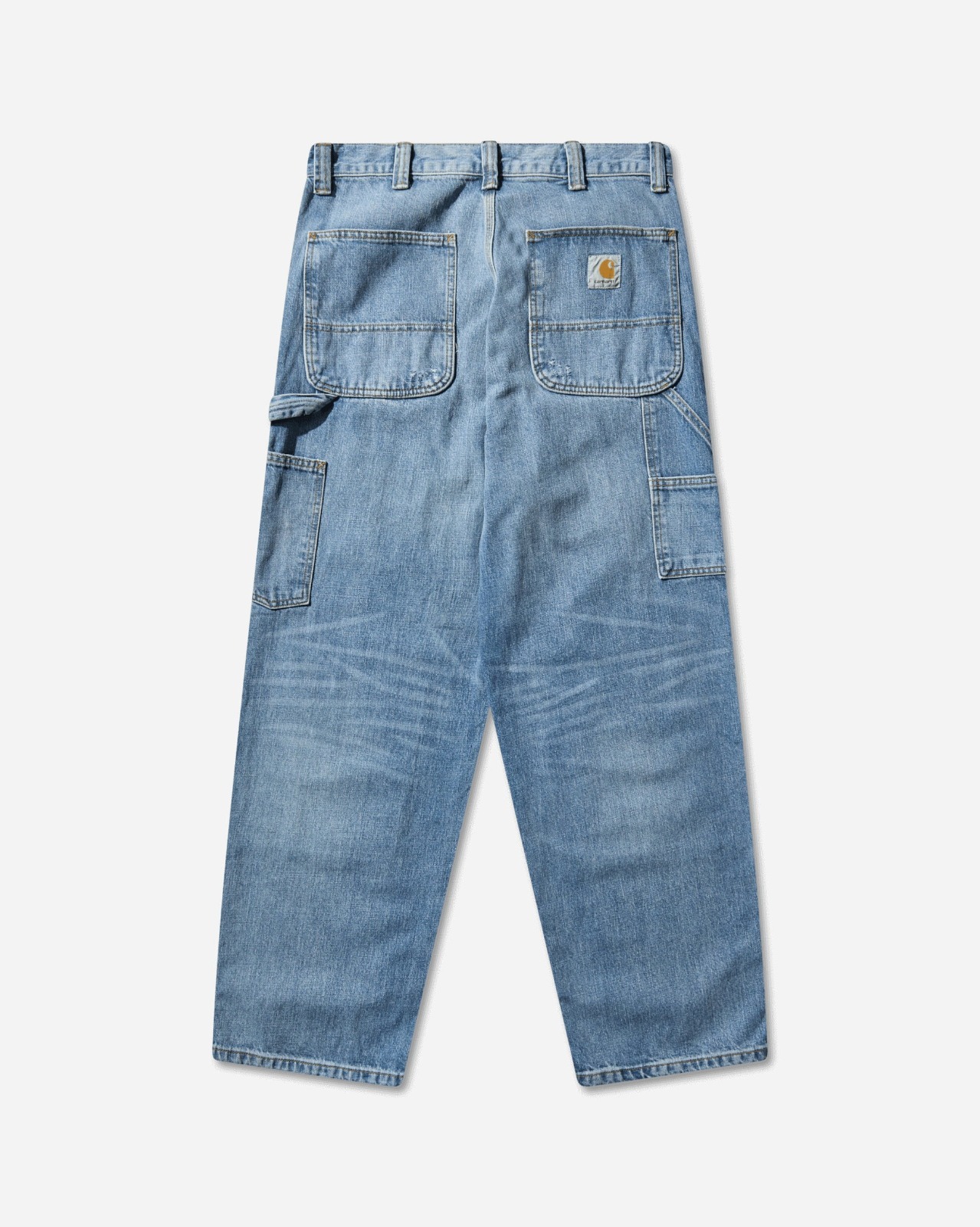 現貨|Carhartt WIP Double Knee Pants Blue (Burst Washed)