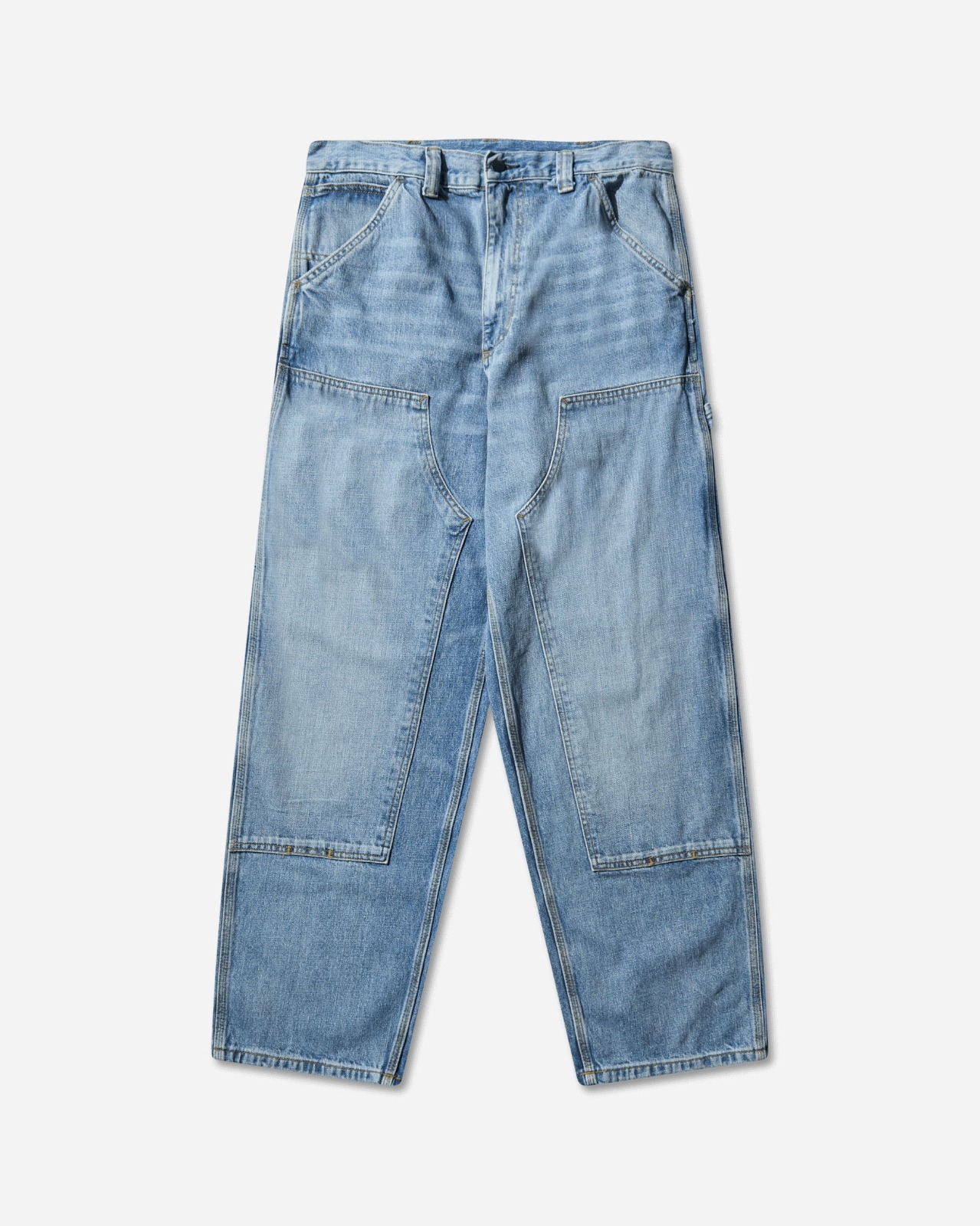 現貨|Carhartt WIP Double Knee Pants Blue (Burst Washed)