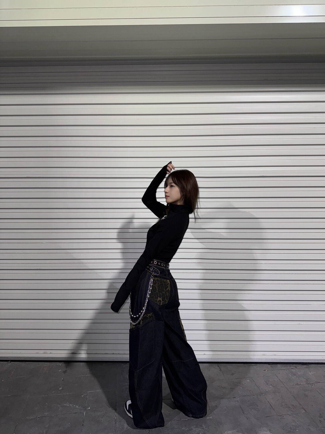 (GOAL) 美式復古豹紋彎刀褲 FIVE7648