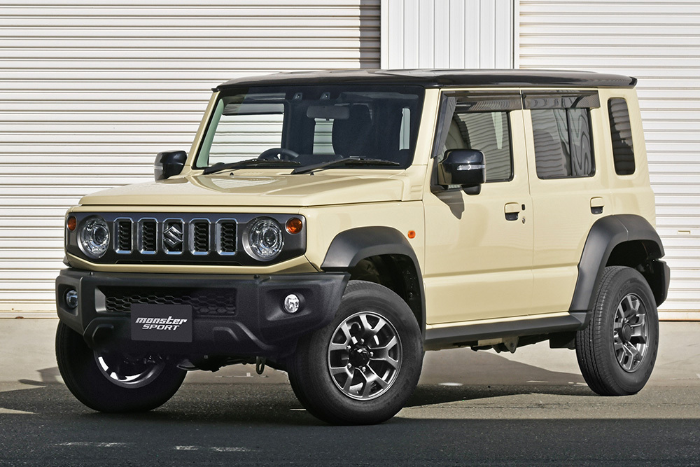 MONSTER SPORT 晴雨窗 SUZUKI JIMNY JC74W 五門版車型用