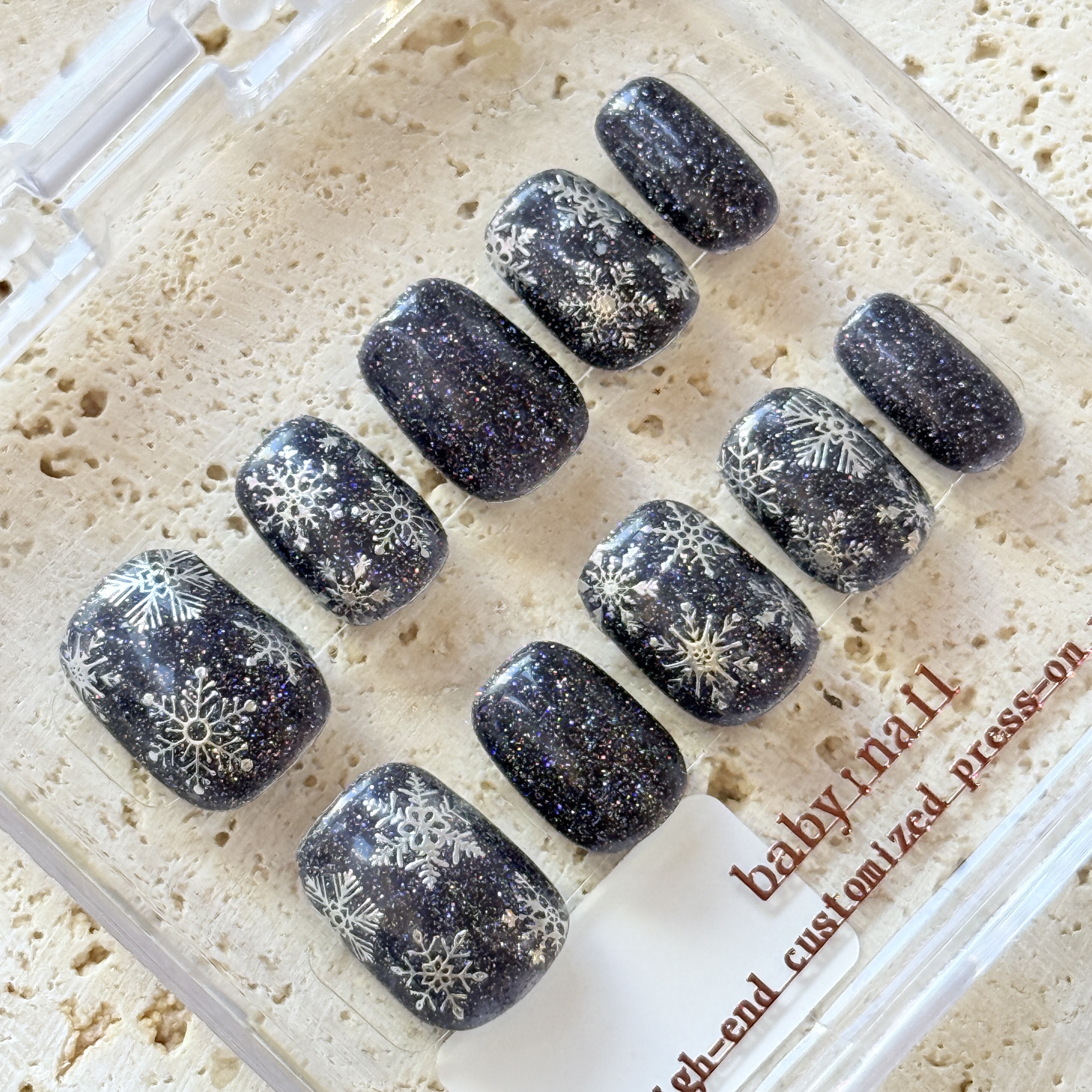 baby:nail ︳Snowy Night Sparkle