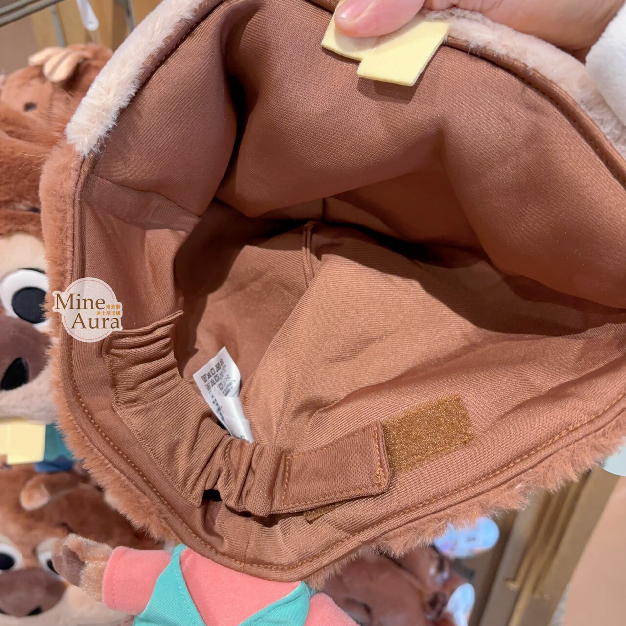 聶狸寶 Nibbles 河狸 大頭小身體絨毛 造型帽 帽子 頭套 動物方城市 Zootopia -上海迪士尼樂園