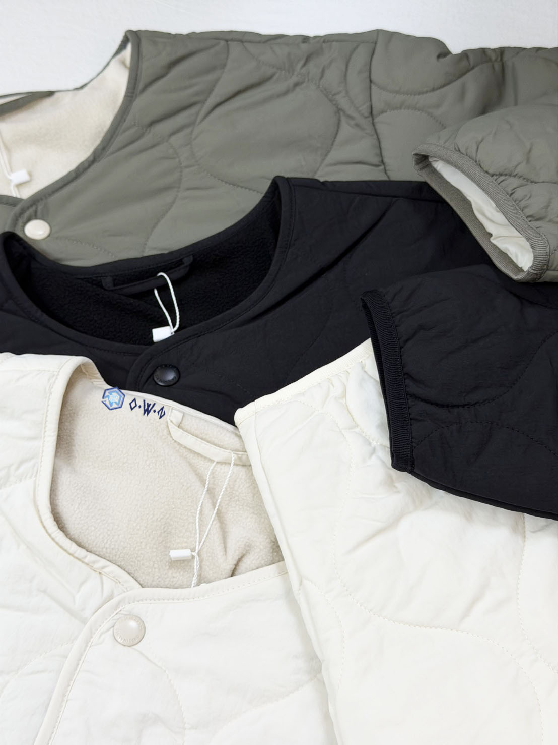 【OWN】SPAO 絎縫外套 基本款 日系 刷毛 保暖 秋冬新品 不分男女 綠色 黑色 米色 可可