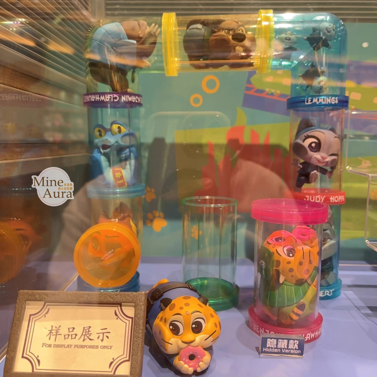動物方城市 Zootopia 迷你 管道造型 公仔 擺飾品 盲選盒 盲盒 -上海迪士尼樂園