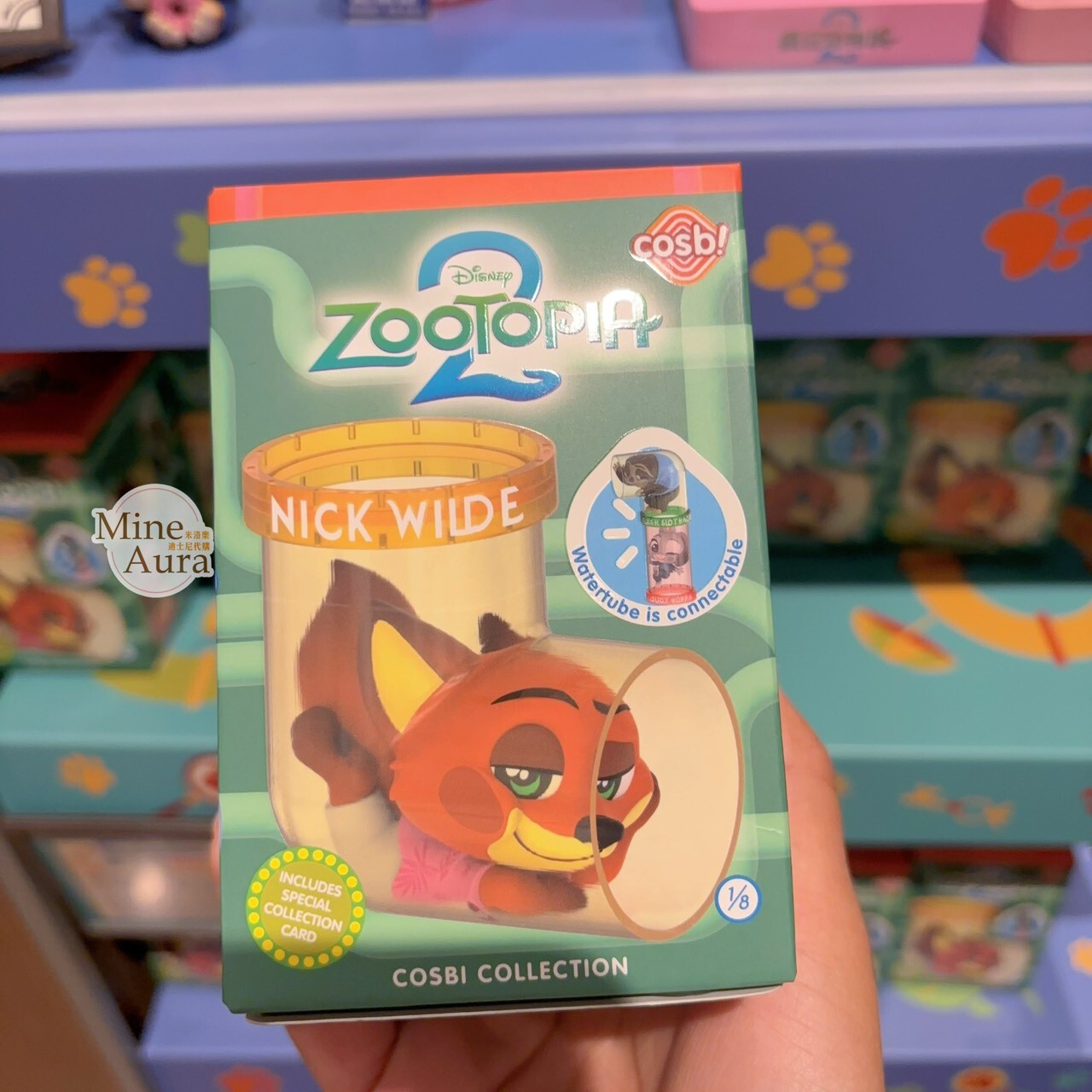 動物方城市 Zootopia 迷你 管道造型 公仔 擺飾品 盲選盒 盲盒 -上海迪士尼樂園