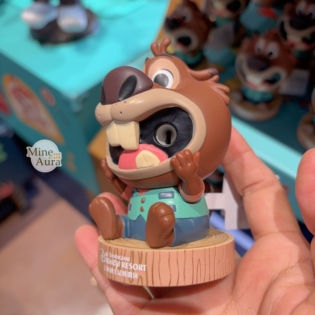 聶狸寶 Nibbles 河狸 公仔造型 擺飾品 削筆器 文具用品 動物方城市 Zootopia -上海迪士尼樂園