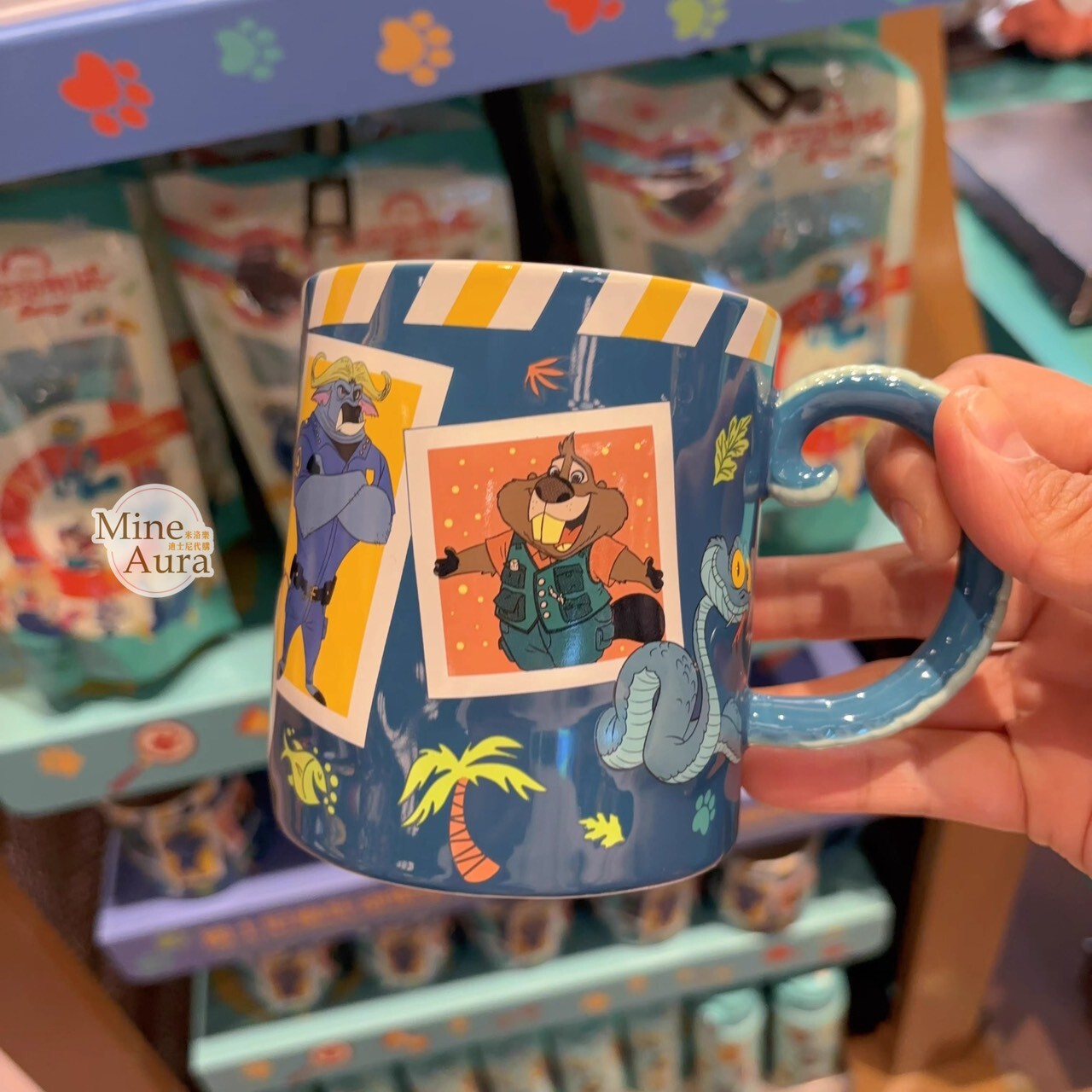 動物方城市 Zootopia 圖案 馬克杯 水杯 -上海迪士尼樂園