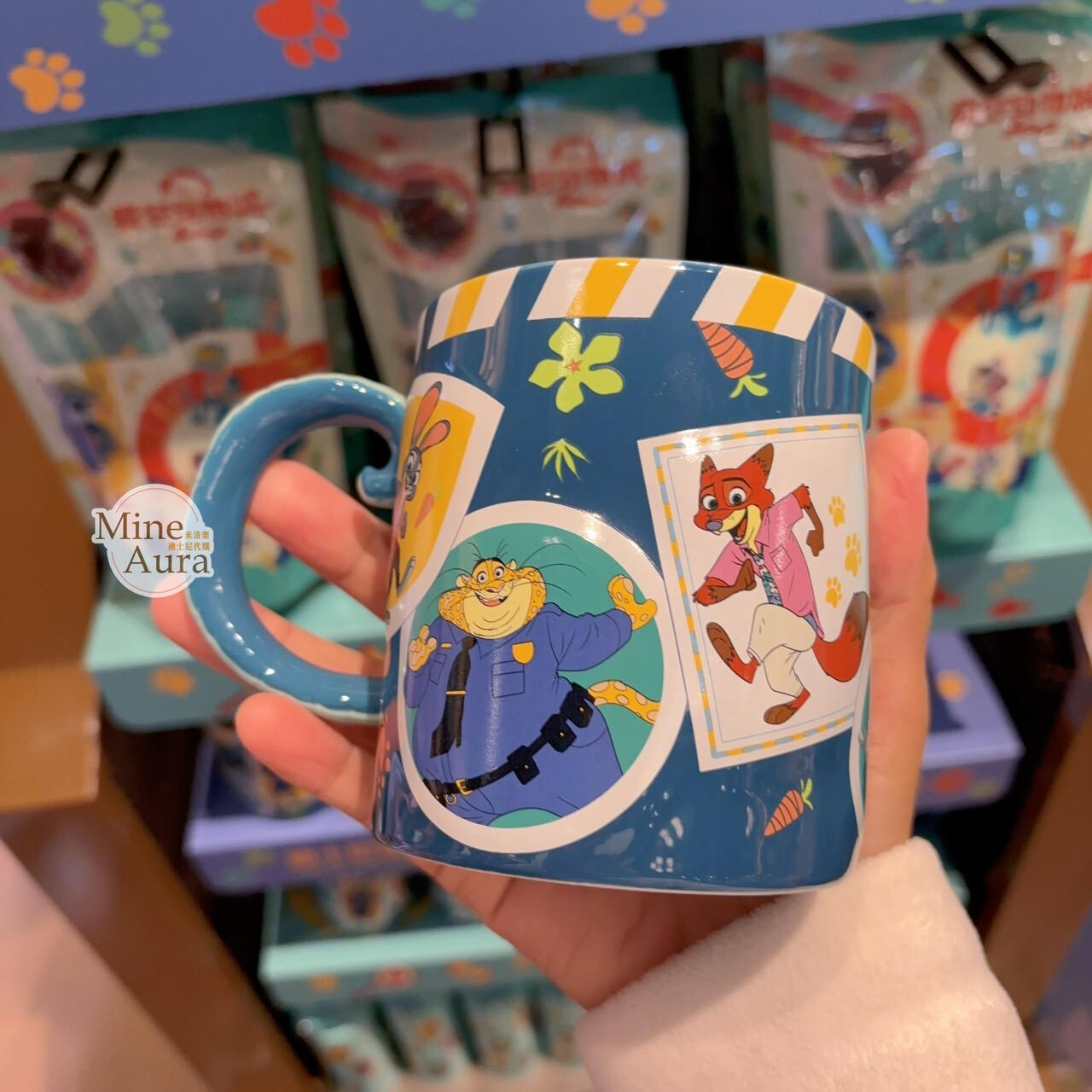 動物方城市 Zootopia 圖案 馬克杯 水杯 -上海迪士尼樂園