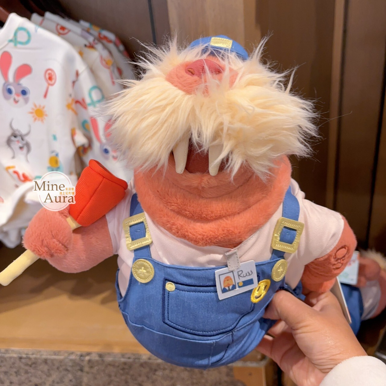 魯斯 Russ 海象 娃娃 玩偶 動物方城市 Zootopia -上海迪士尼樂園