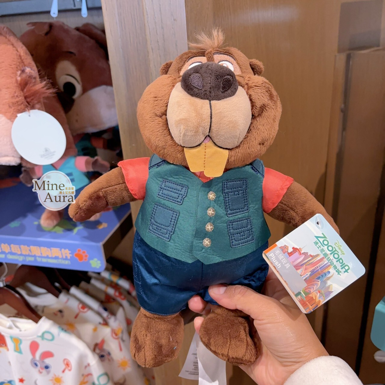 聶狸寶 Nibbles 河狸 娃娃 玩偶 動物方城市 Zootopia -上海迪士尼樂園