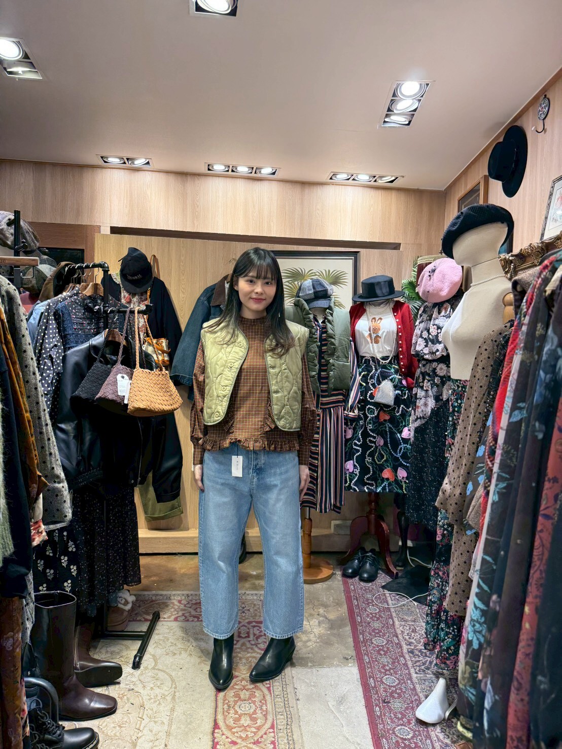 KM5263 肝裝圓領鈕扣背心