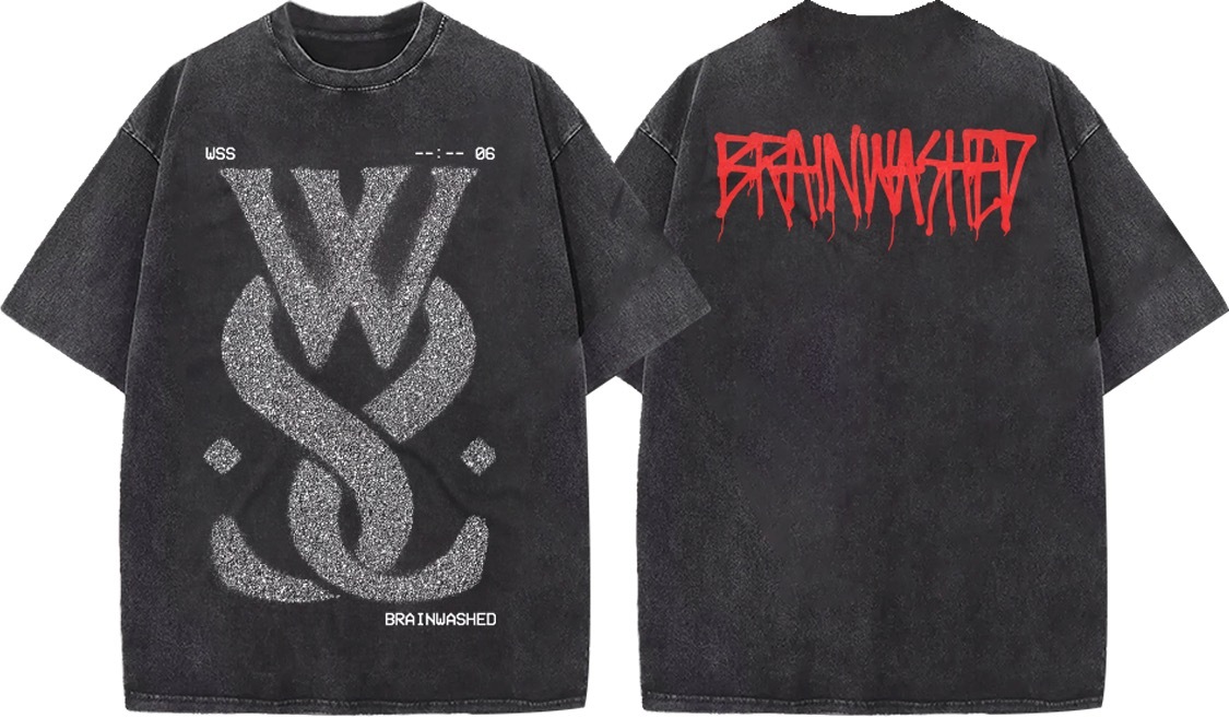 【While She Sleeps】BRAINWASHED RE-ISSUE T-SHIRT OVER SIZED