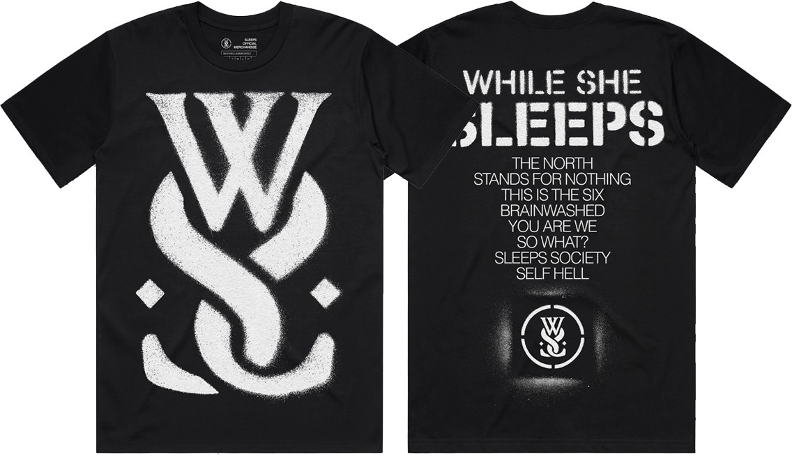 【While She Sleeps】DISCOG EMBLEM T-SHIRT