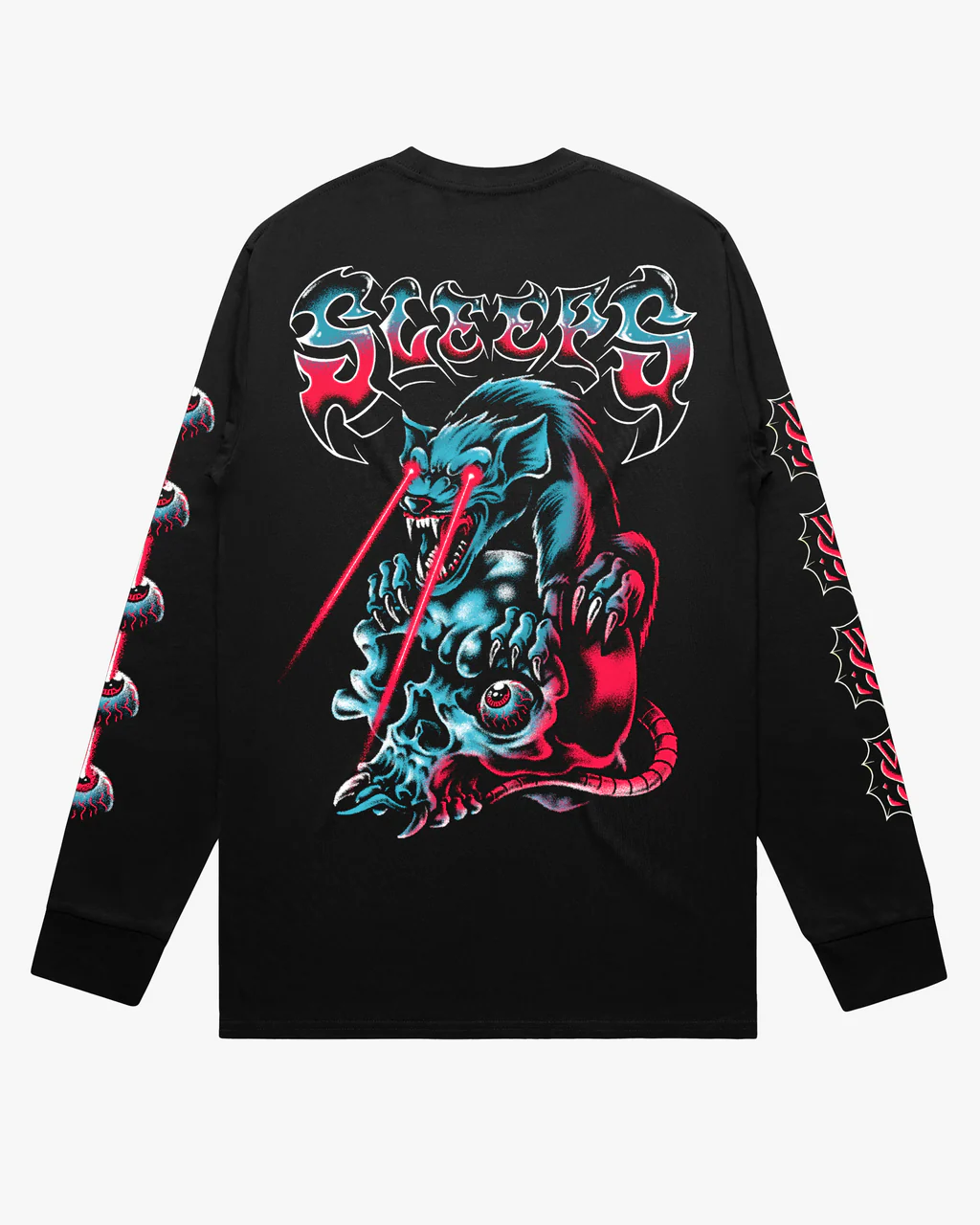 【While She Sleeps】LASER RAT WHITE T-SHIRT