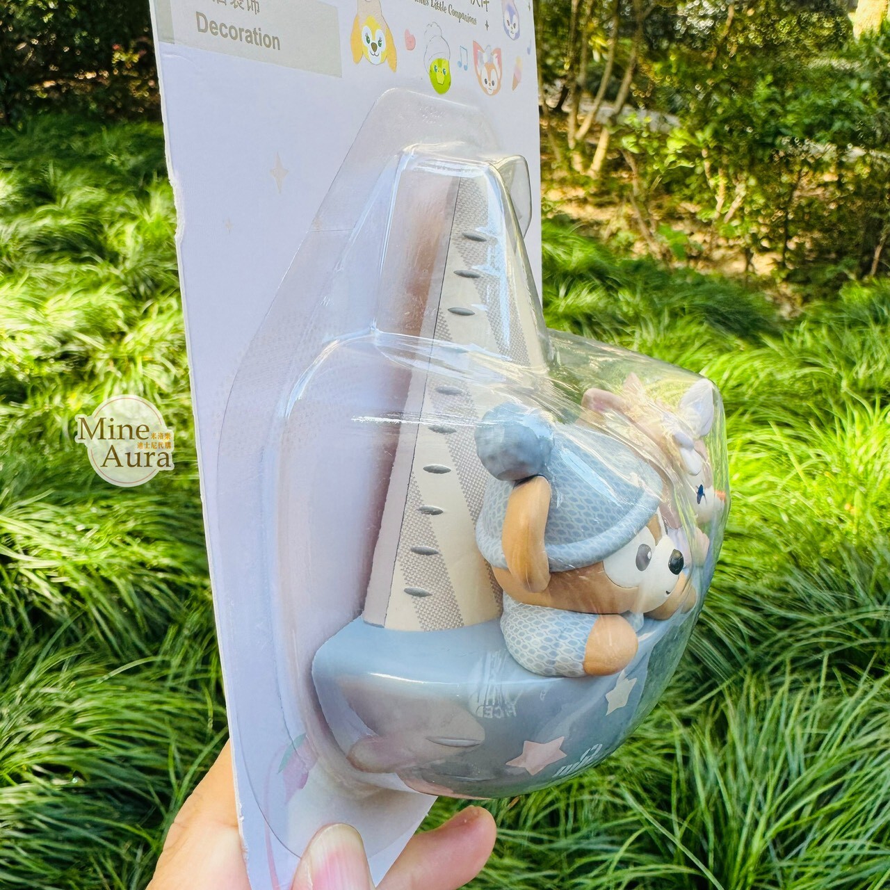 達菲 Duffy 與好友們 小小伙伴系列 達菲 Duffy 玲娜貝兒 LinaBell 磁吸 造型 門鈴 擺飾品 -上海迪士尼樂園