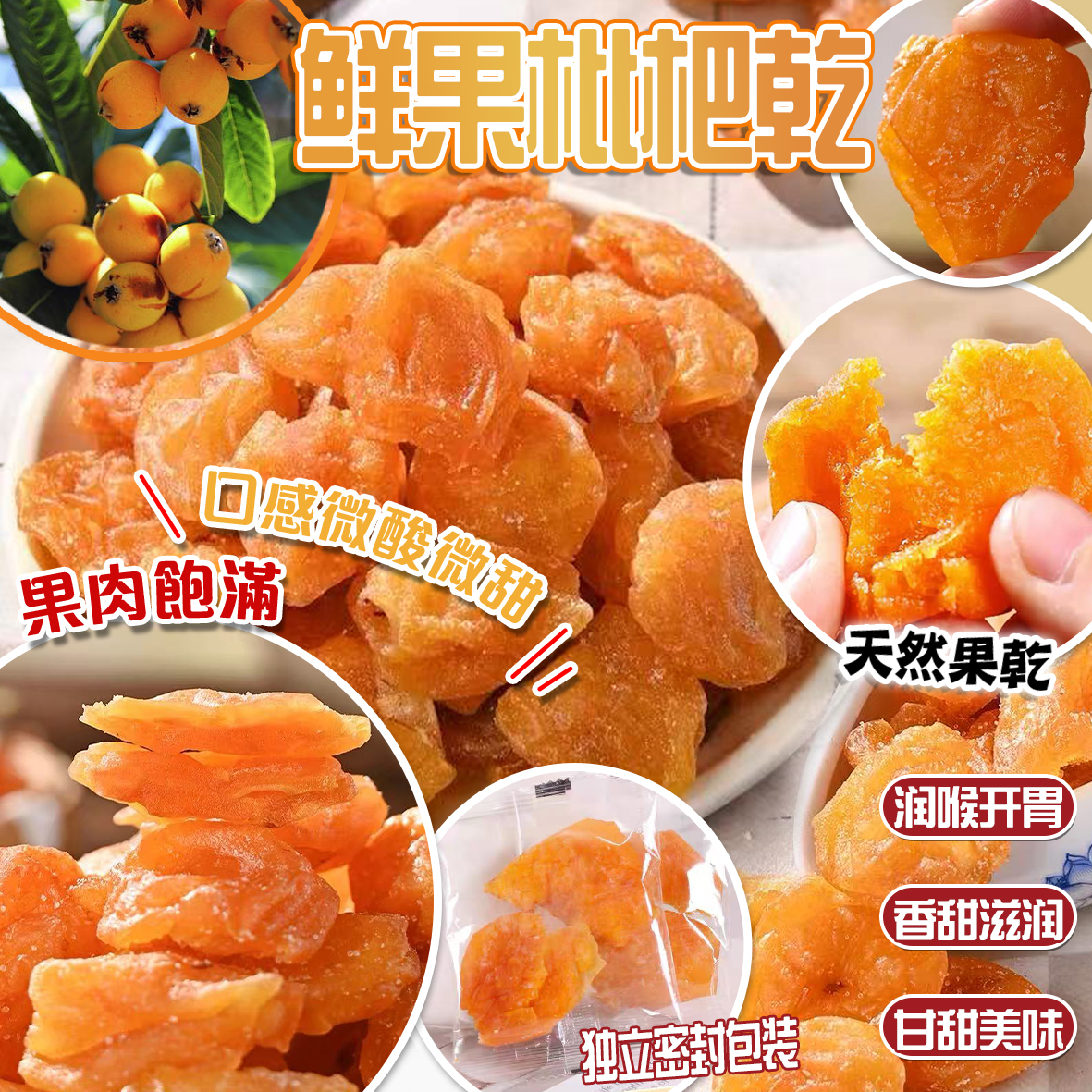 W20505 台灣鮮果枇杷乾200g