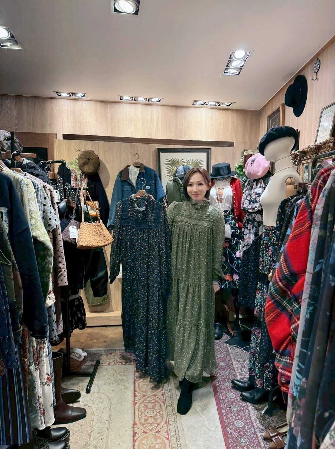 KM5234 蕾絲碎花長連身裙