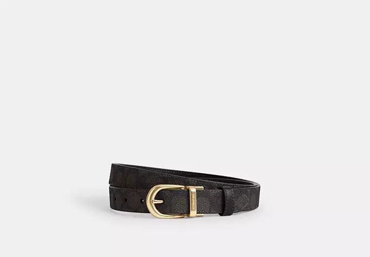 [U] COACH IMXAQ CX057 25 CLS SIG PVC BELT, 196395550548 (UCO213)