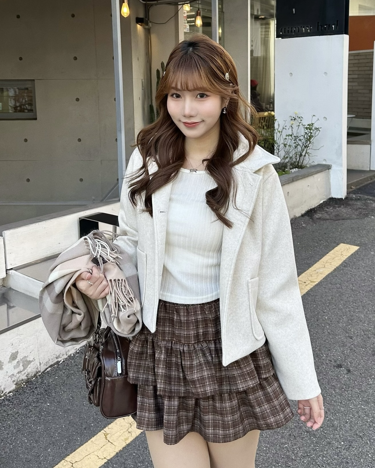 （停產）JK0368｜暖粒粒超可愛重磅短版外套🧣⋆˚｡⋆🍂