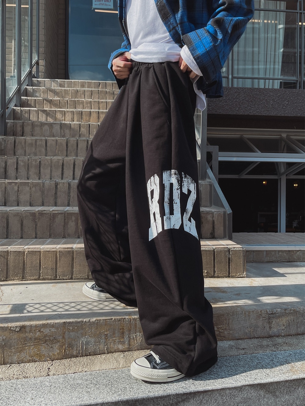 District 印花運動褲