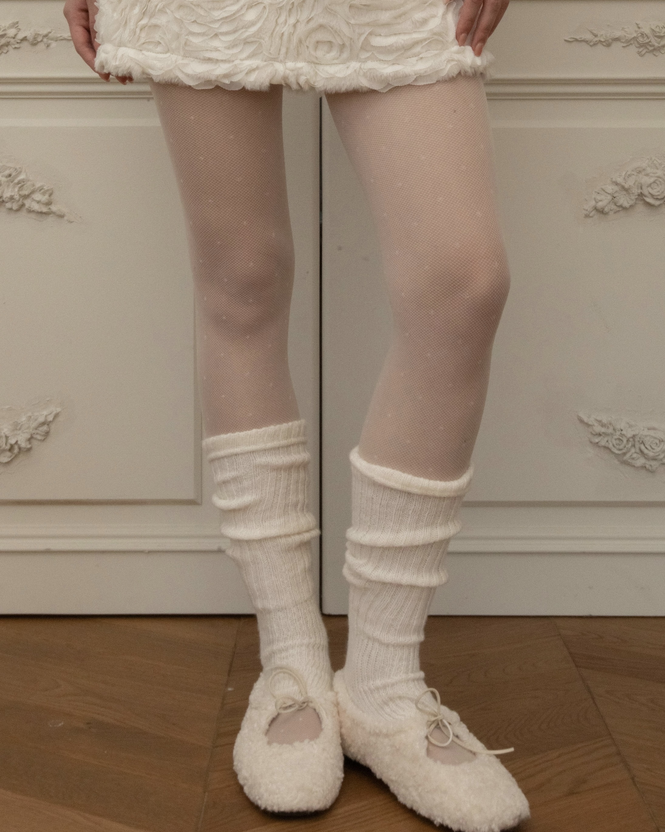 A23 白玫瑰庭園圓點絲襪