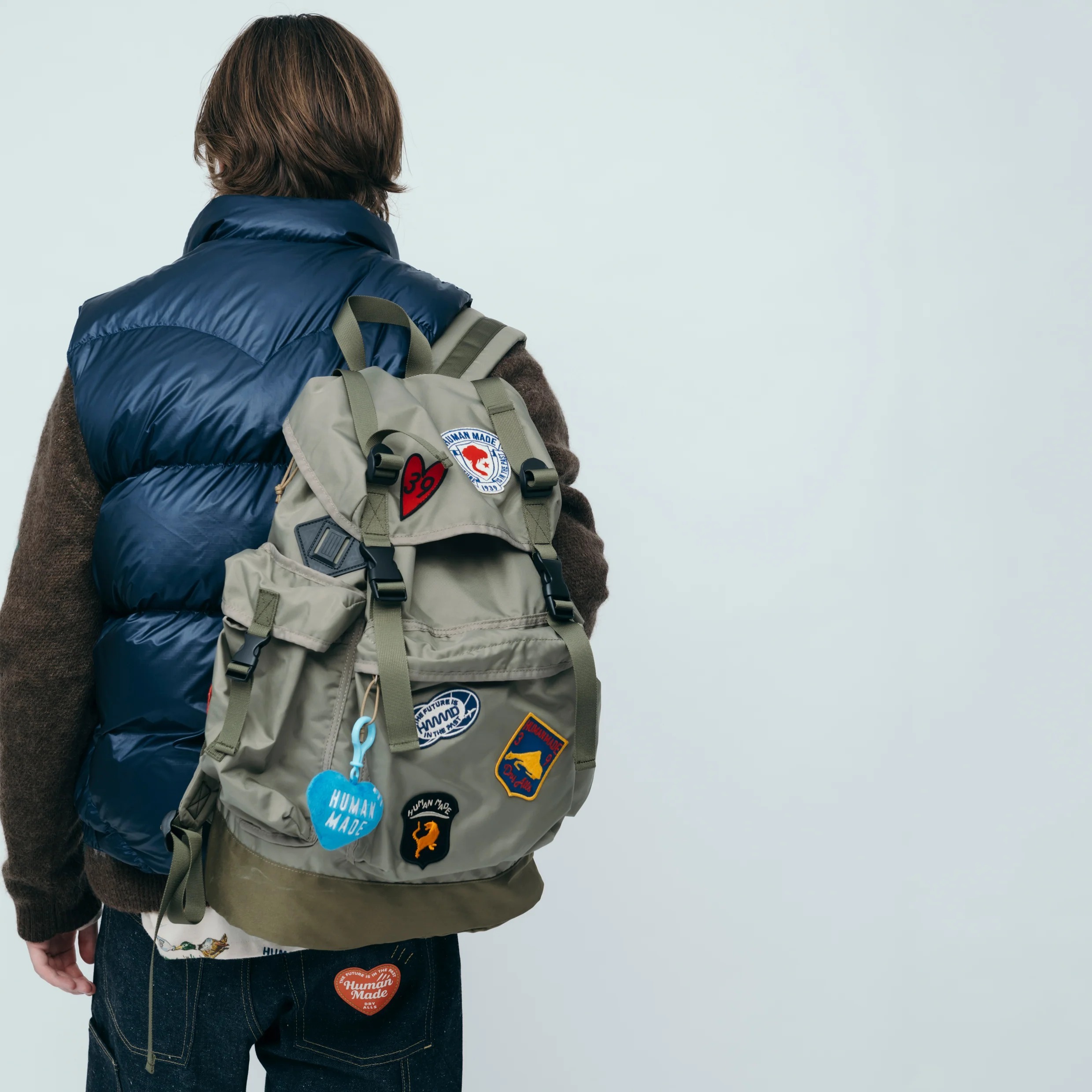 2025AW HUMAN MADE BACKPACK 軍事風布章後背包HM30GD015