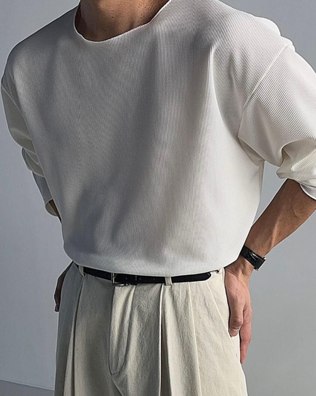 淨色長袖衫 T5842