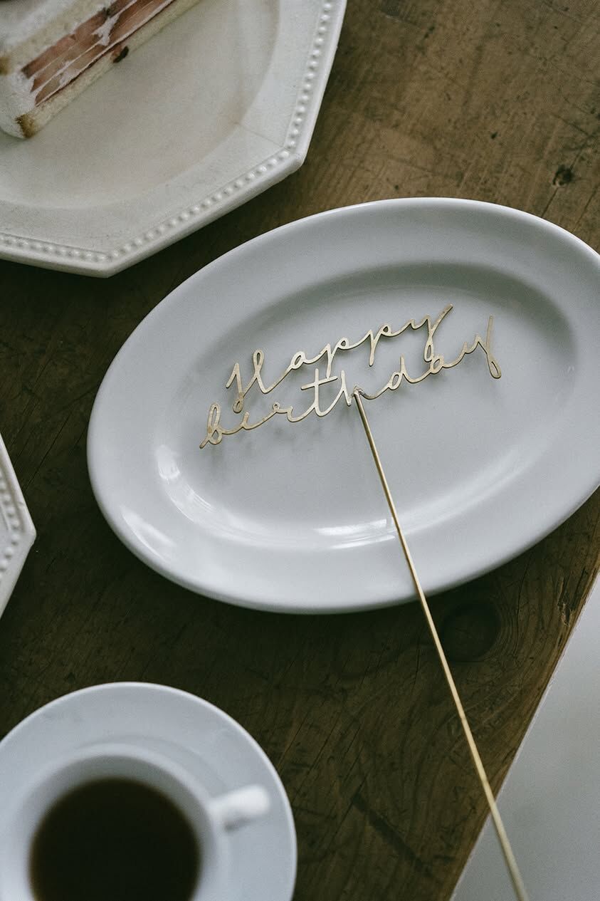 志成販売印度手工製黃銅插飾｜生日快樂HappyBirthday