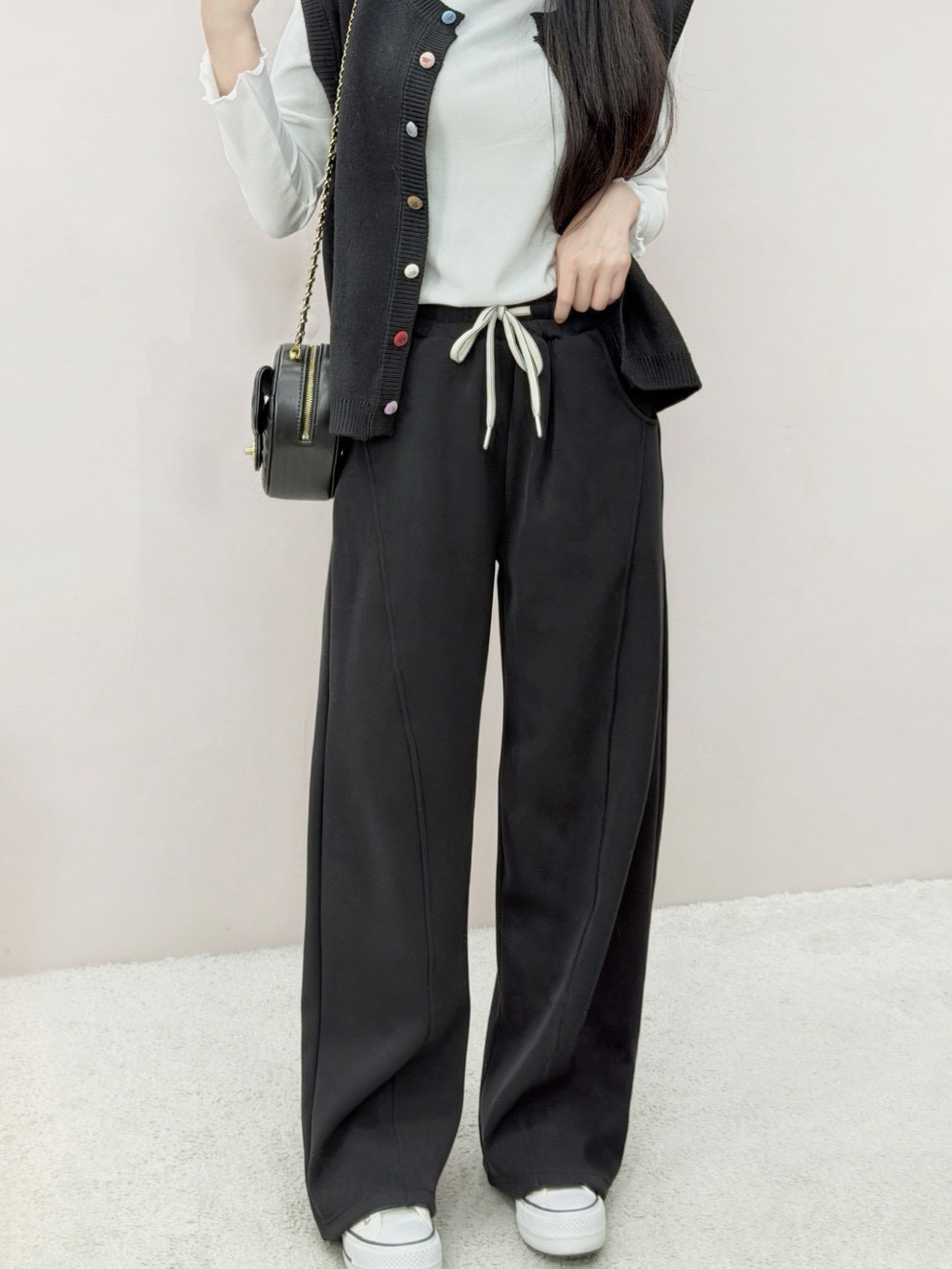 暖、瘦、舒服；三個願望一次滿足的冬季彎刀剪裁寬褲 ⚡️搶現貨 最後一批⚡️