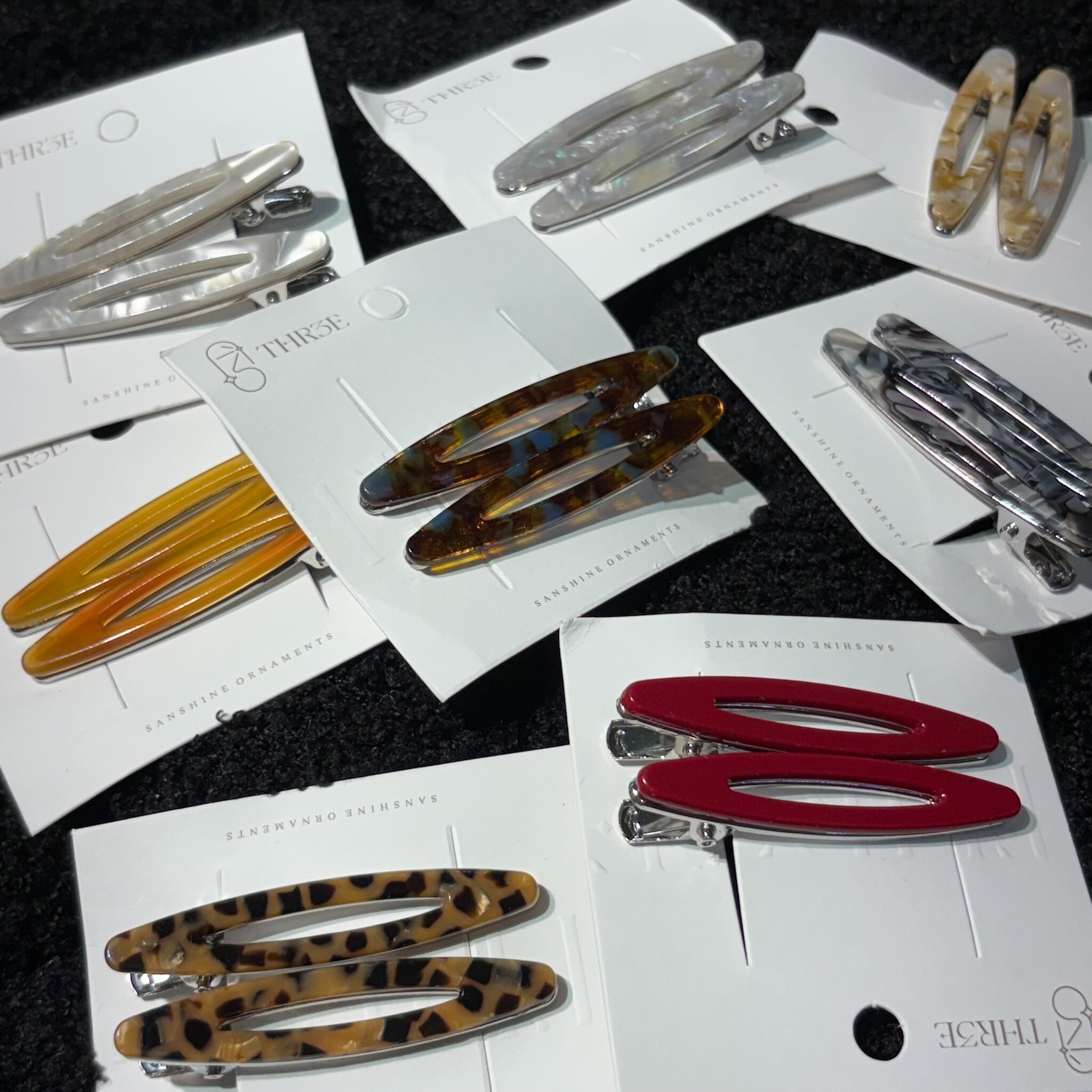 《6401》韓系質感鏤空鴨嘴夾