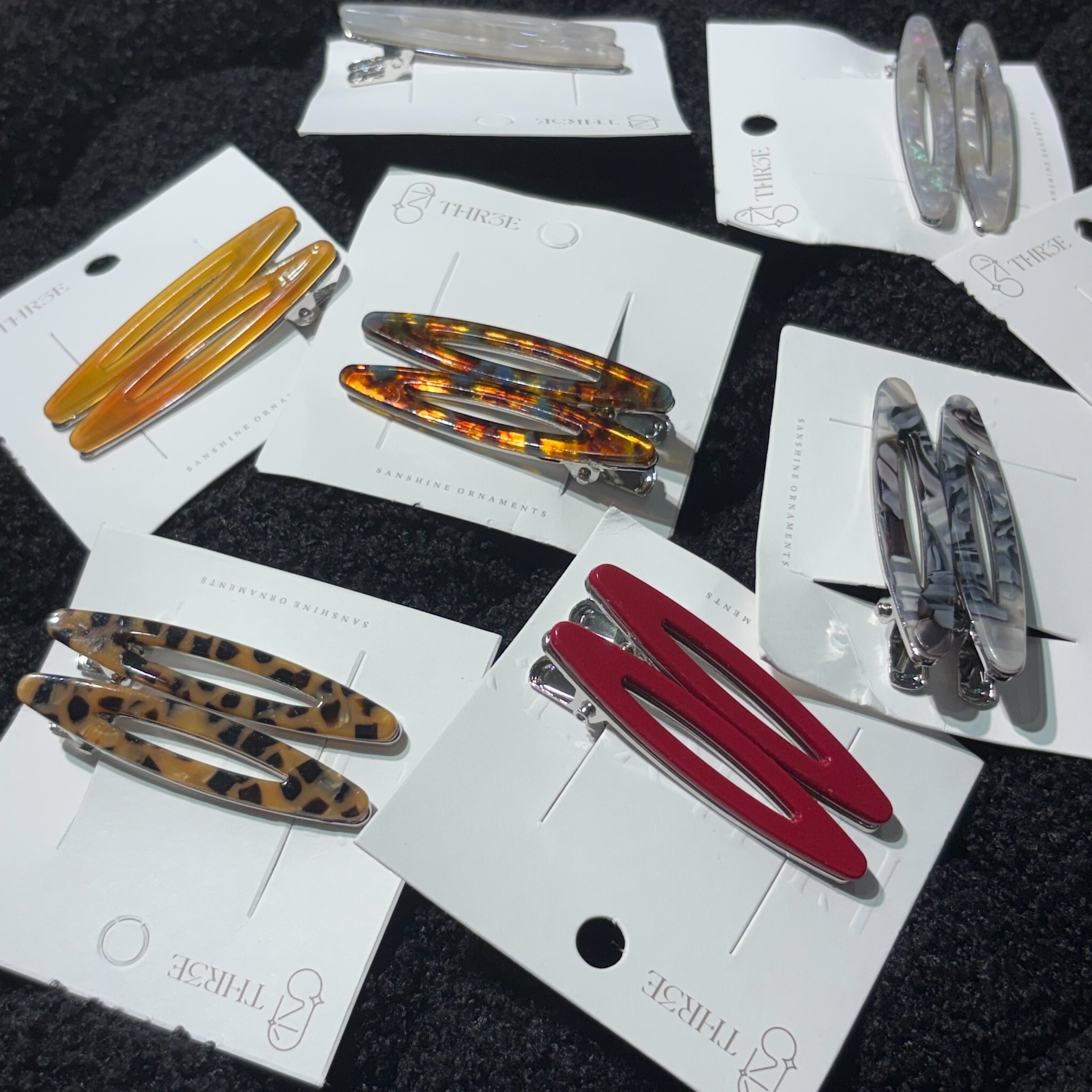 《6401》韓系質感鏤空鴨嘴夾