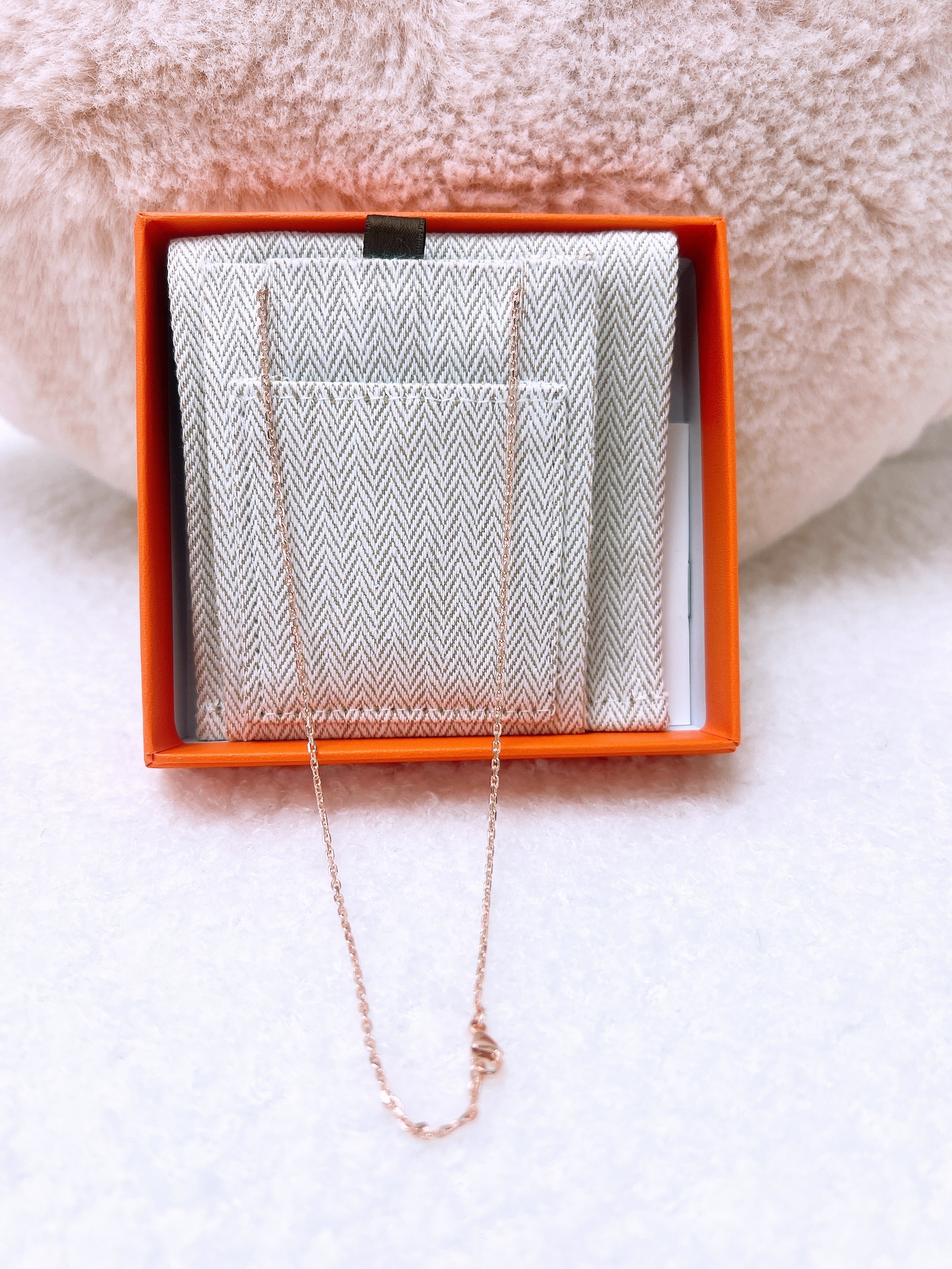 *Brand New* Hermes mini pop h rocabar necklace (marron glace/ white/ RGHW)