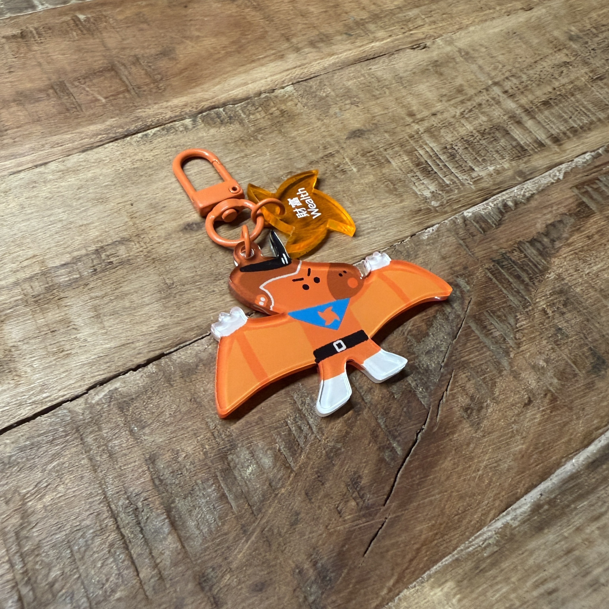 橙戰士飛飛/恐龍戰隊/壓克力鑰匙圈