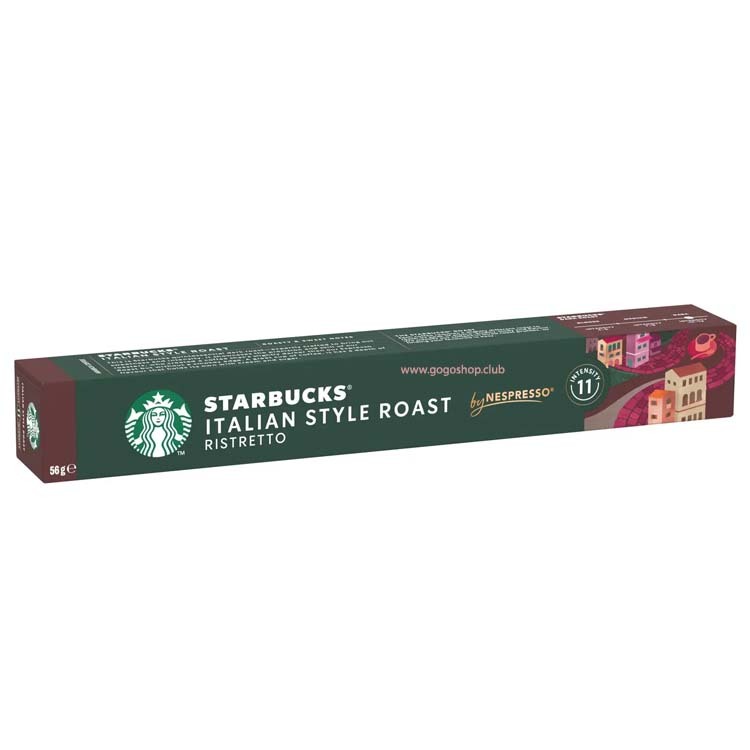 Starbucks 意大利式超濃烘焙咖啡膠囊（10 粒）深度烘焙
