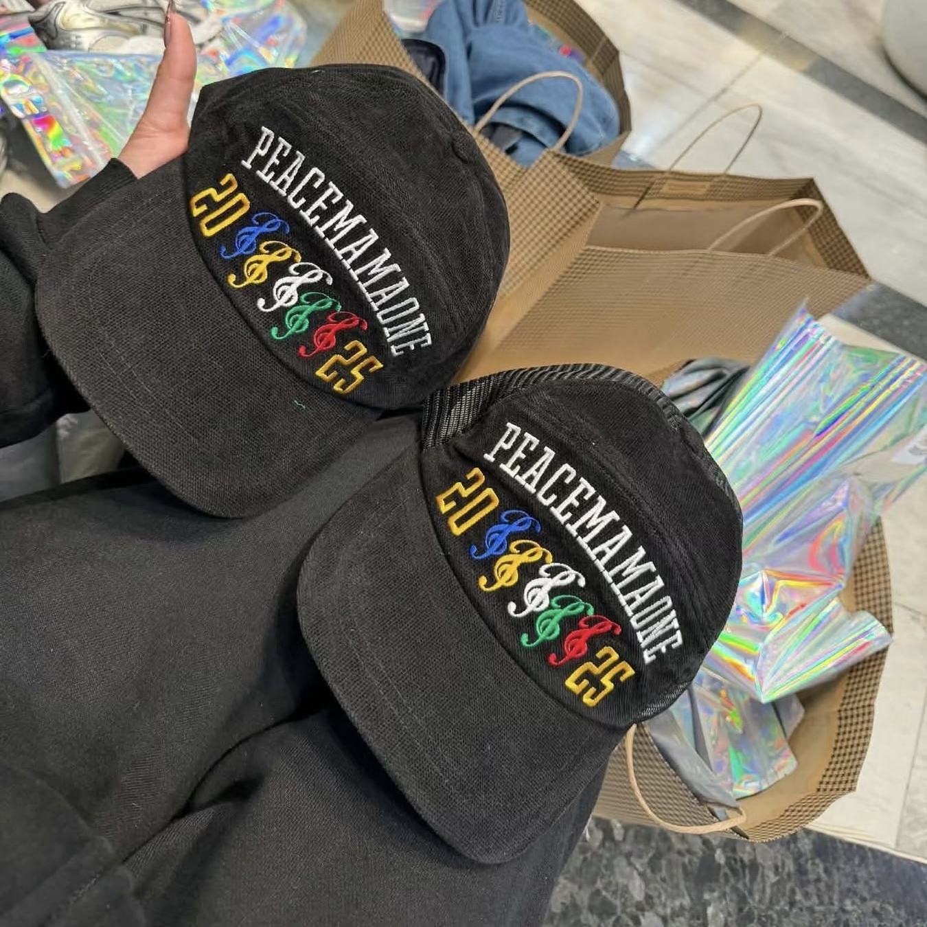 GD G-DRAGON 權志龍 Peaceminusone x 2025 MAMA Awards Peacemamaone Cap 後扣帽 網帽