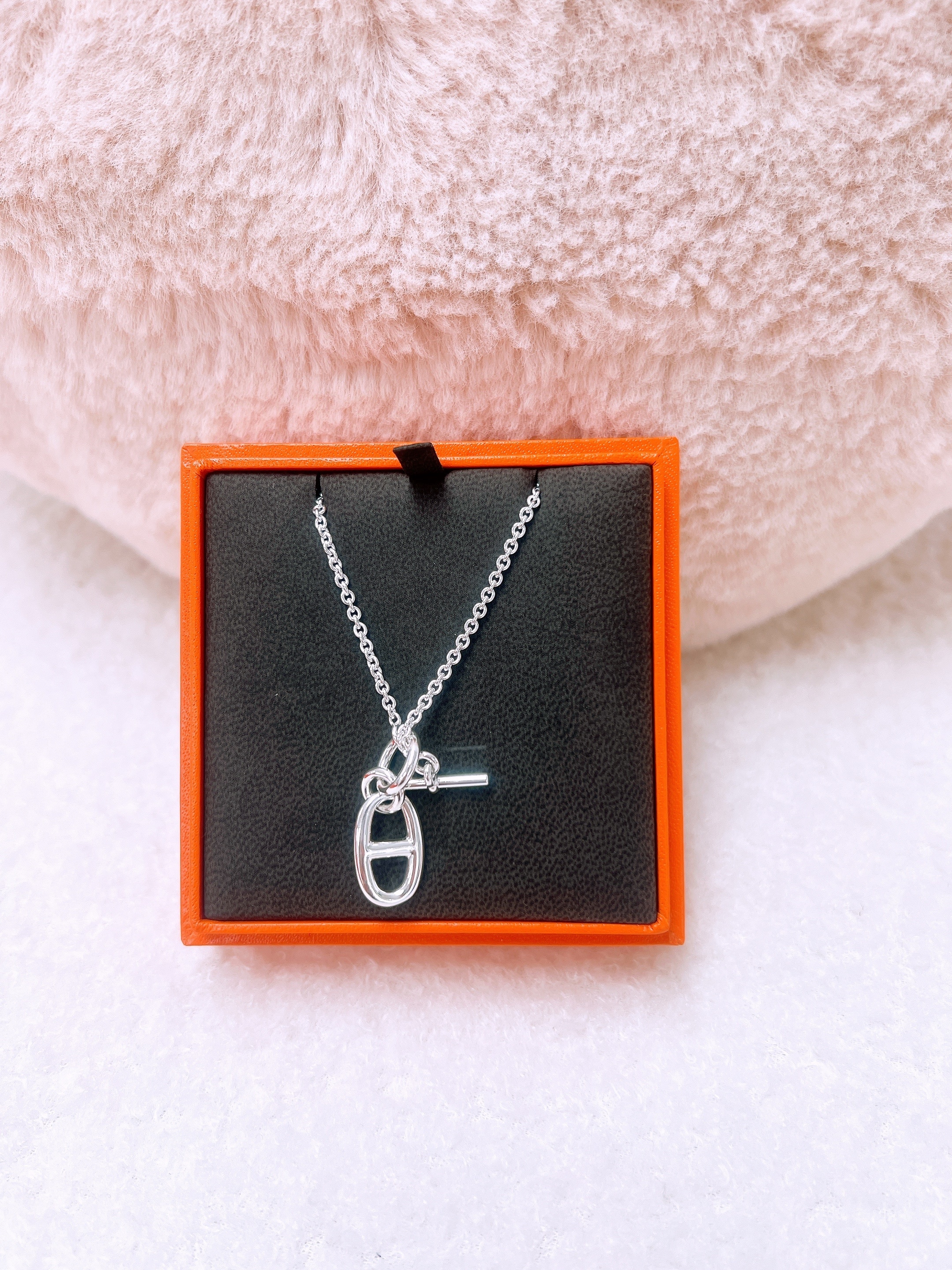 *Brand New* Hermes chaine d’ancre necklace silver 豬鼻頸鏈