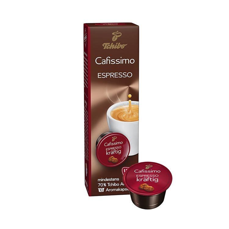 Tchibo Cafissimo 特濃意式濃縮咖啡膠囊 (10粒裝) 深度烘焙