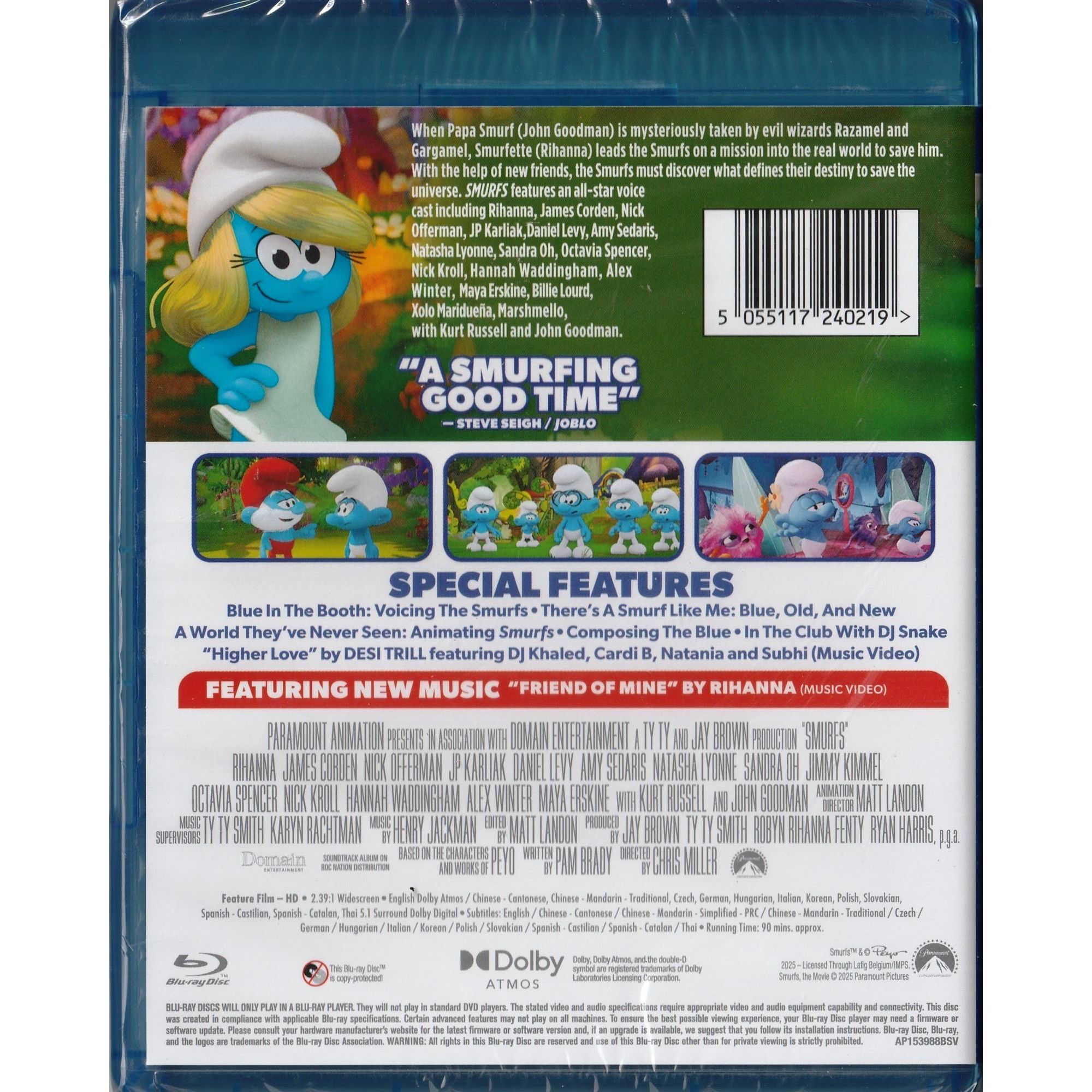 藍精靈大電影 (2025) (Blu-ray) [訂貨]