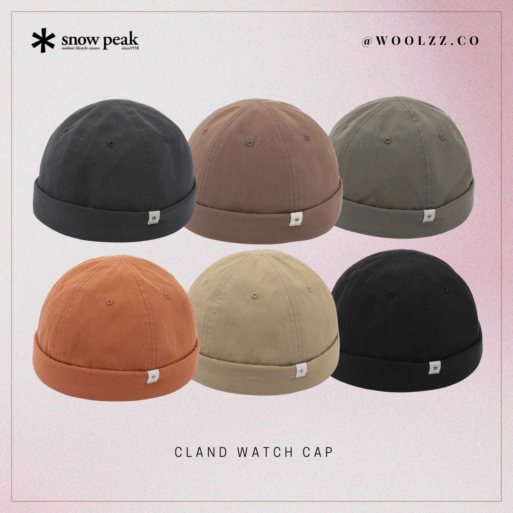 Snow Peak Cland 針織毛帽 S25ZUF-WC33