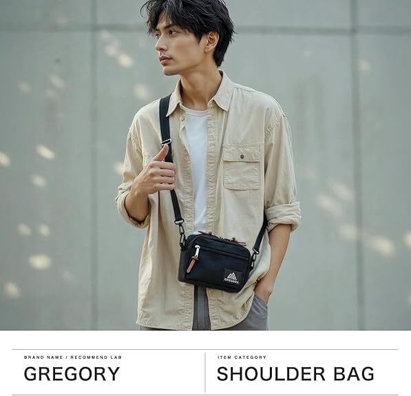 【預購】J1124901 Gregory 經典單肩包 2L GM70326（2款顏色）