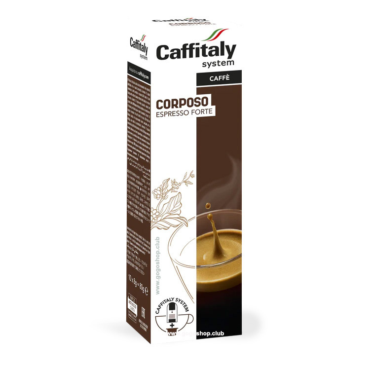 Caffitaly ECAFFE Corposo 咖啡膠囊 (10杯裝) 深度烘焙