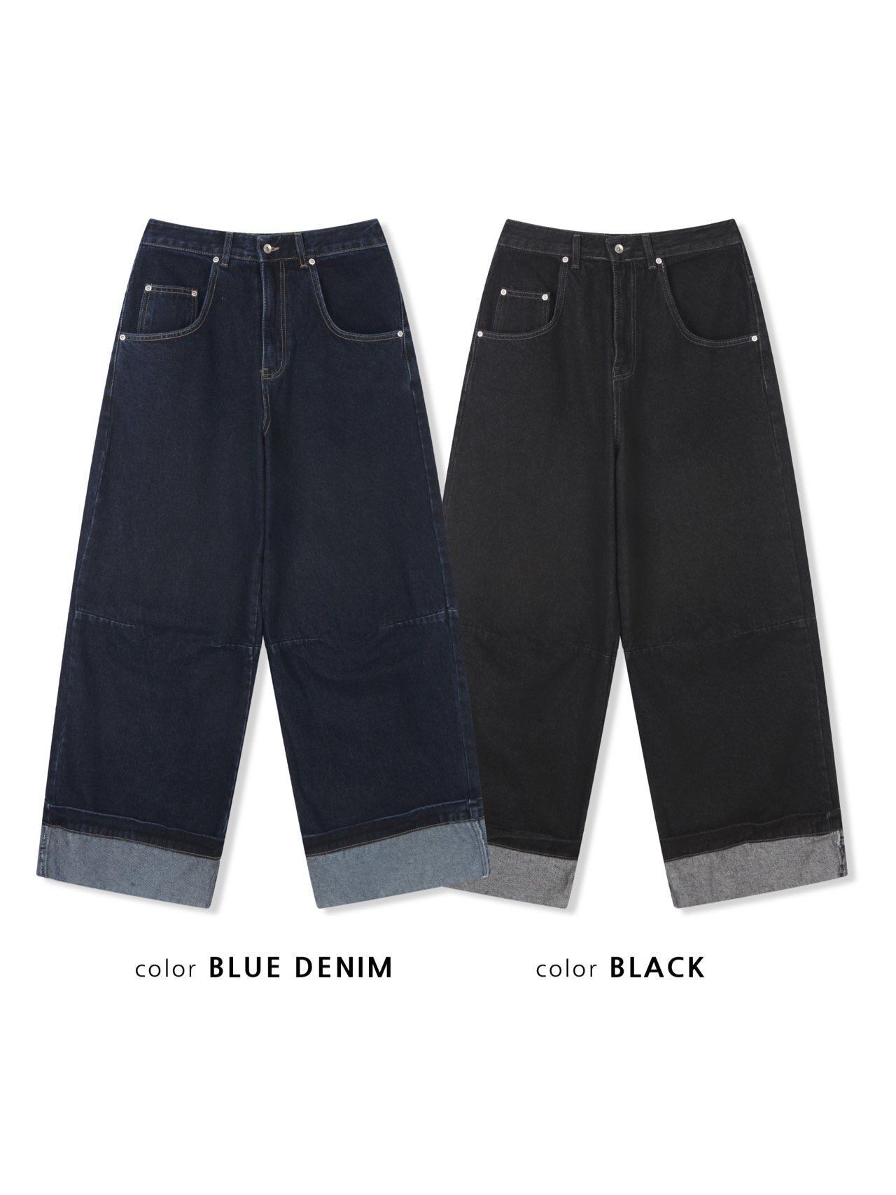 淨色鬆身牛仔褲 PULSE-185P