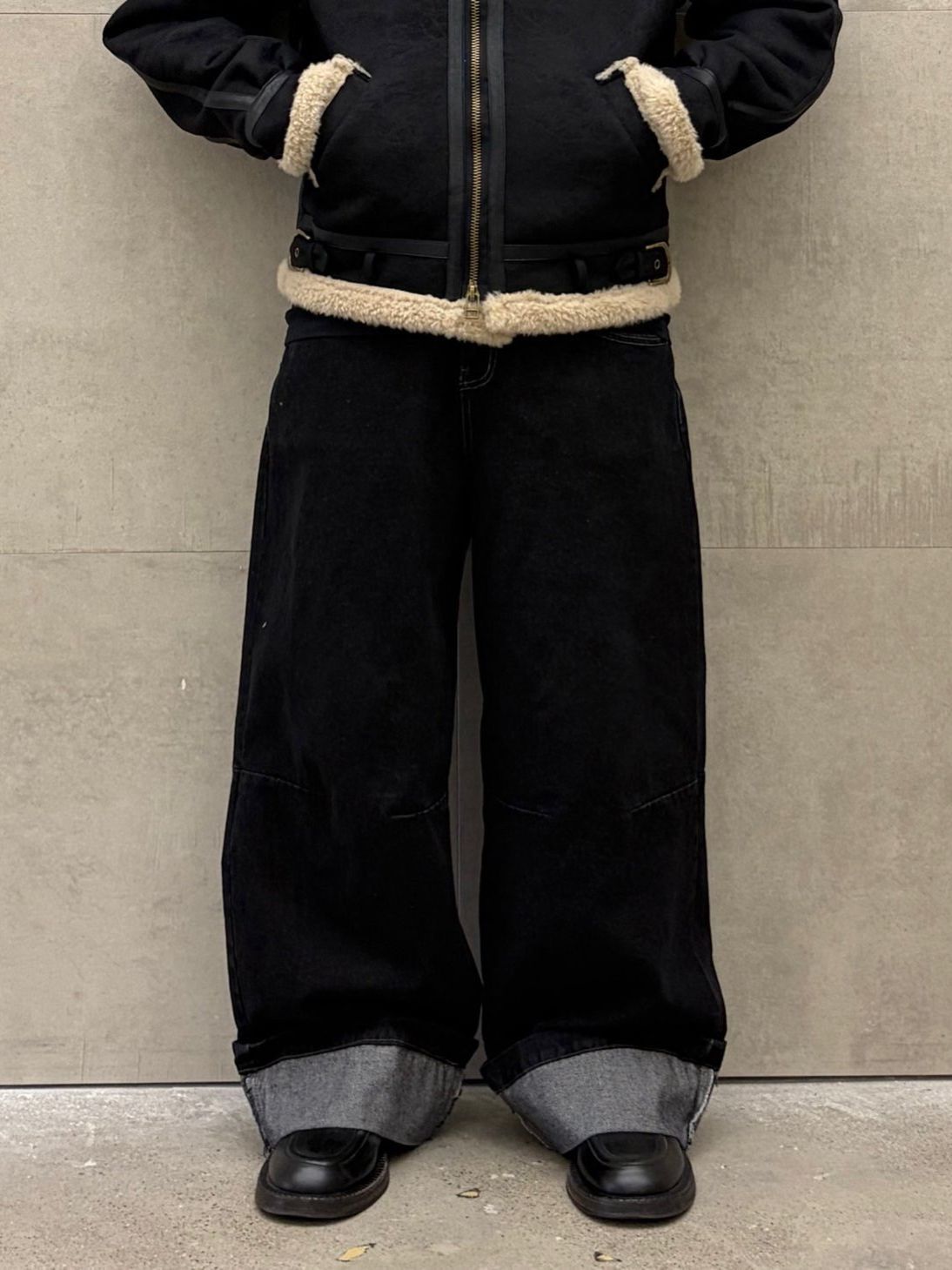 淨色鬆身牛仔褲 PULSE-185P