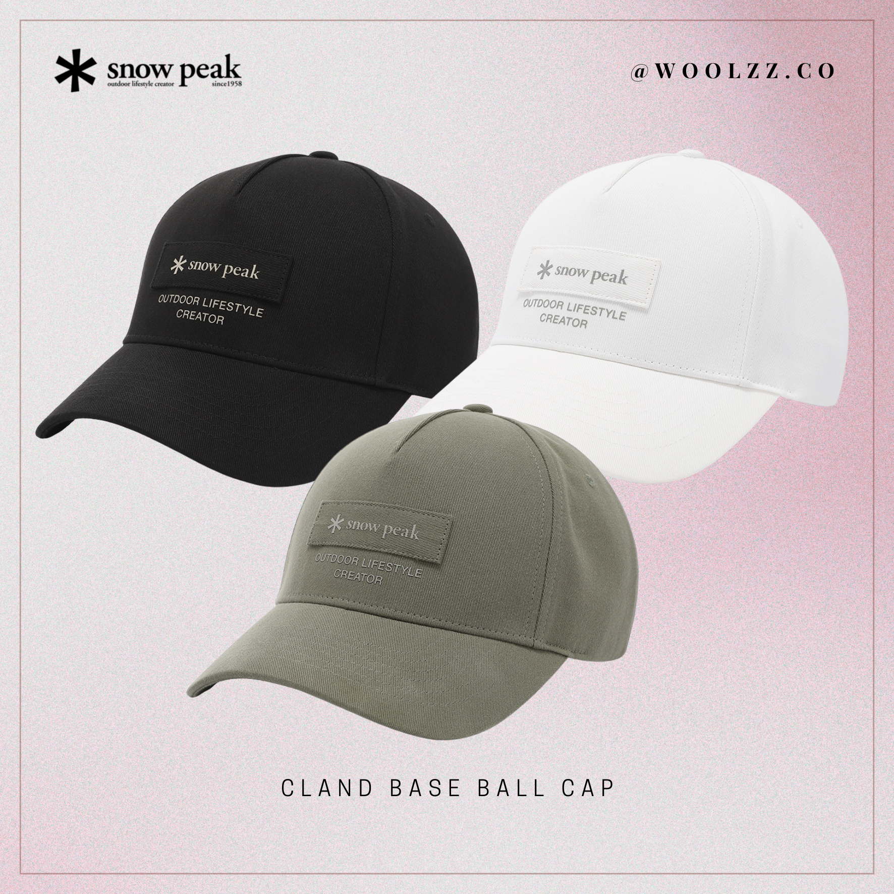Snow Peak 克蘭德基本款棒球帽 S25SUF-BC32