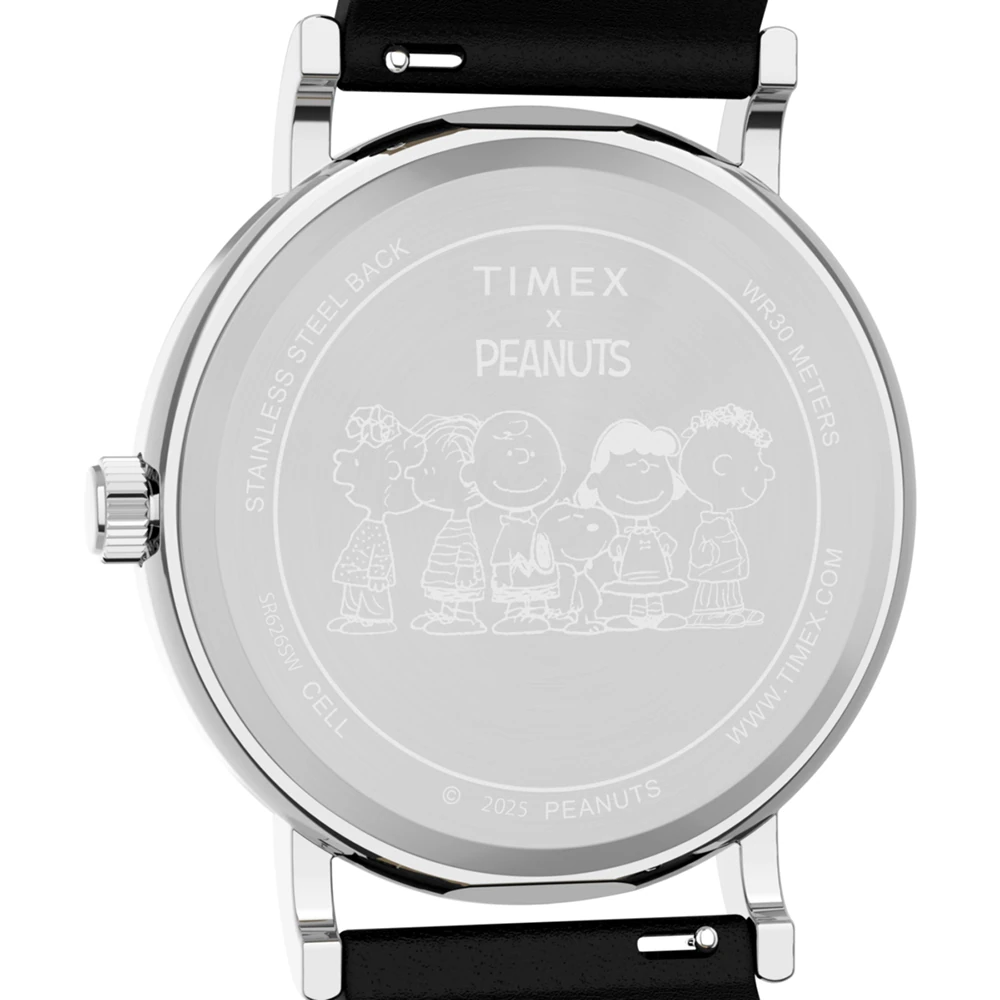 萬年鐘錶 - TIMEX 天美時   Peanuts Weekender 史奴比SNOOPY跳舞款面盤女錶 TW2Y31000 錶徑38MM